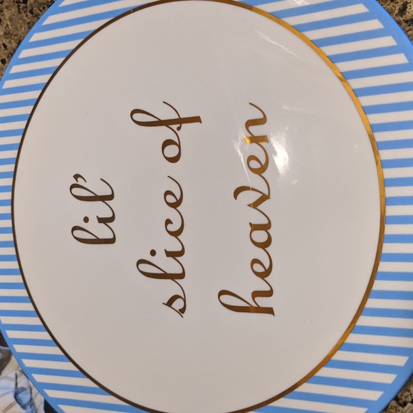 2018 Draper James Reese Witherspoon Brunch Lil Slice Of Heaven Cake Plate Stand - Picture 5 of 5